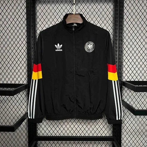 Camiseta de Fútbol Cortavientos 2024 de Alemania Negra — main view