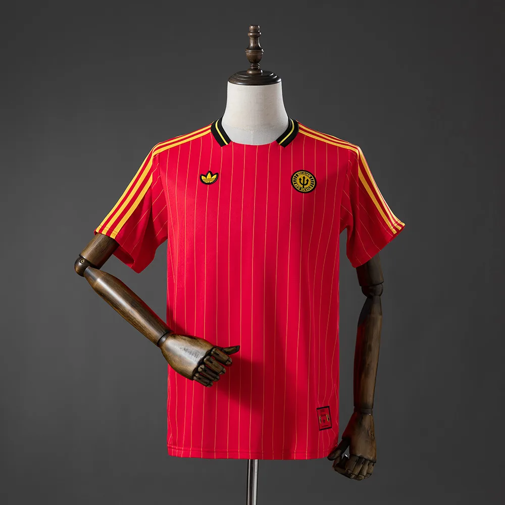 2026 Belgium Terrace Icons T-Shirt Rouge — main view