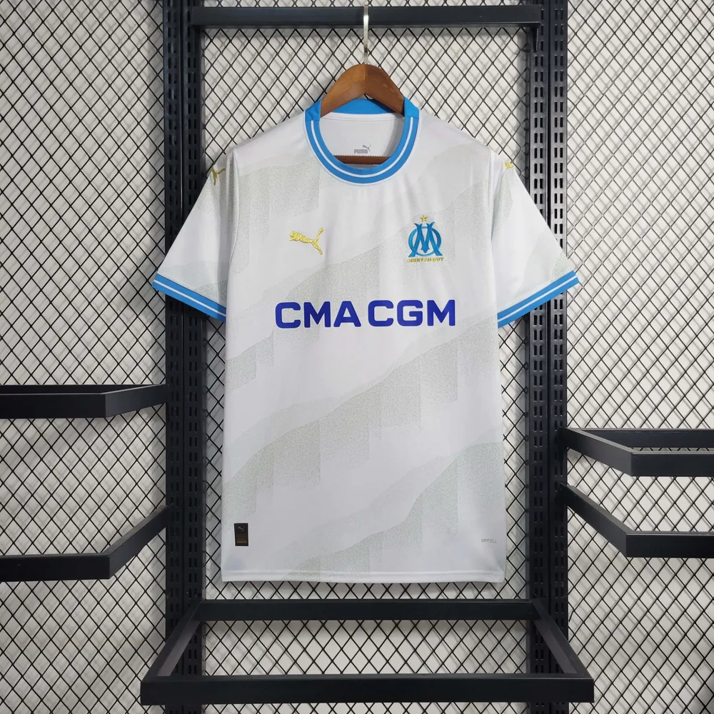 2023/2024 Olympique de Marseille Home Football Jersey — main view