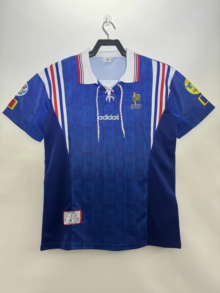1996 Retro France Home Football Shirt AAA fan-grade — main view