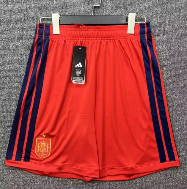 2026 Spain Home Shorts AAA fan-grade — main view