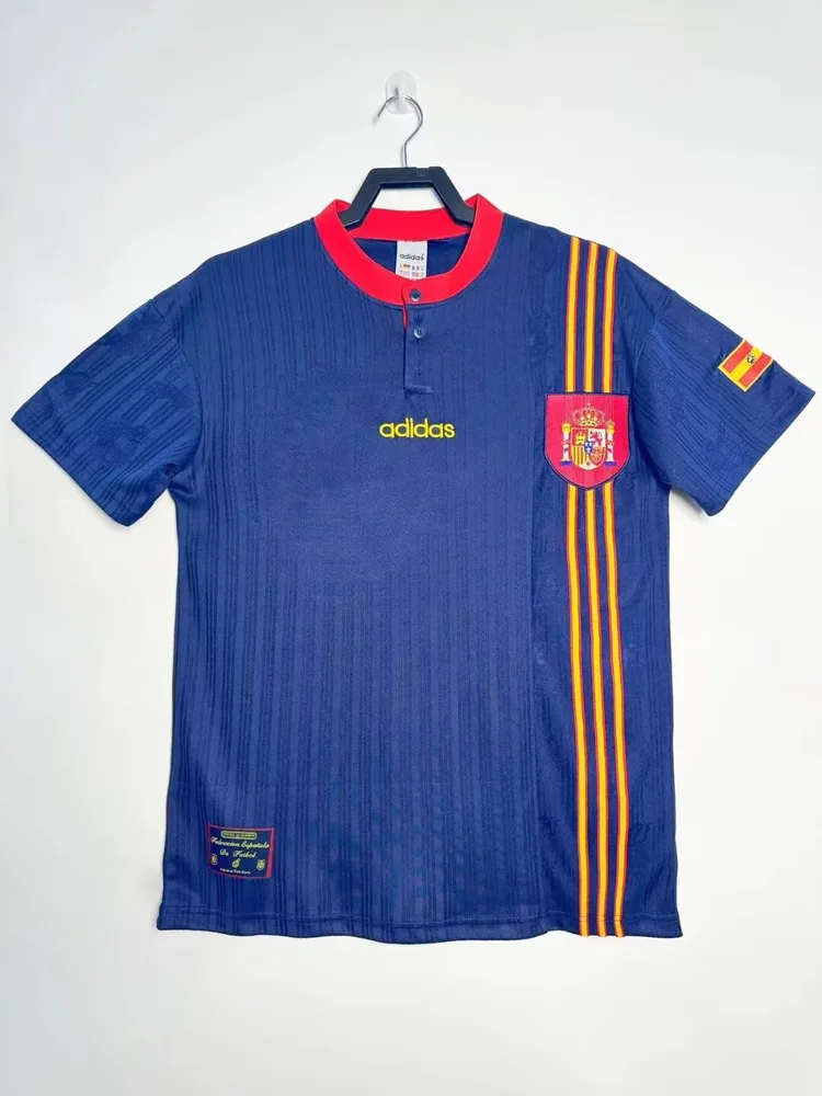 1996 Retro Spain Away Soccer Shirt AAA fan-grade — main view