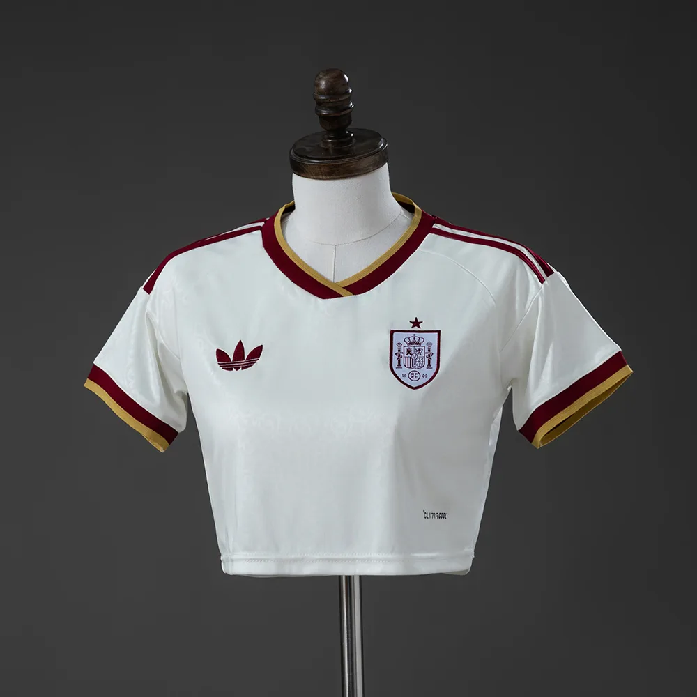 Camisa Feminina Estilo Cropped Top da Espanha 2026 — main view