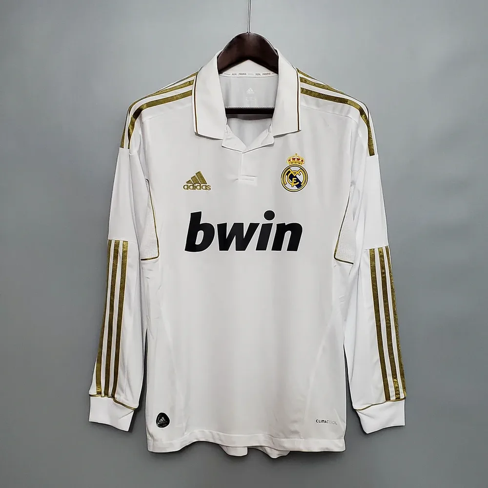 2011/2012 Retro Manga Larga Real Madrid Local — main view