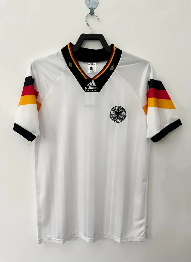 1992 Retro Soccer Jersey Germany Home — main view