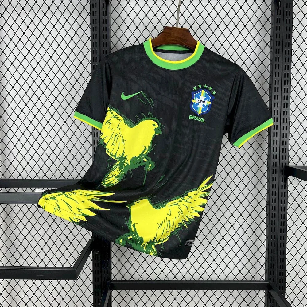 2025 Brazil Special Edition black Football Shirt
