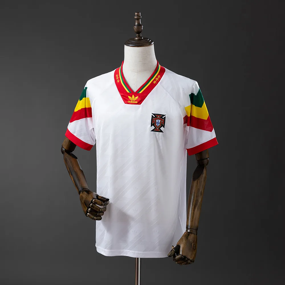 1992 Rétro Portugal Maillot Extérieur AAA qualité fan — main view