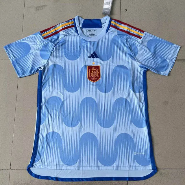 2022 FIFA World Cup Spain Away Soccer Shirt — main view