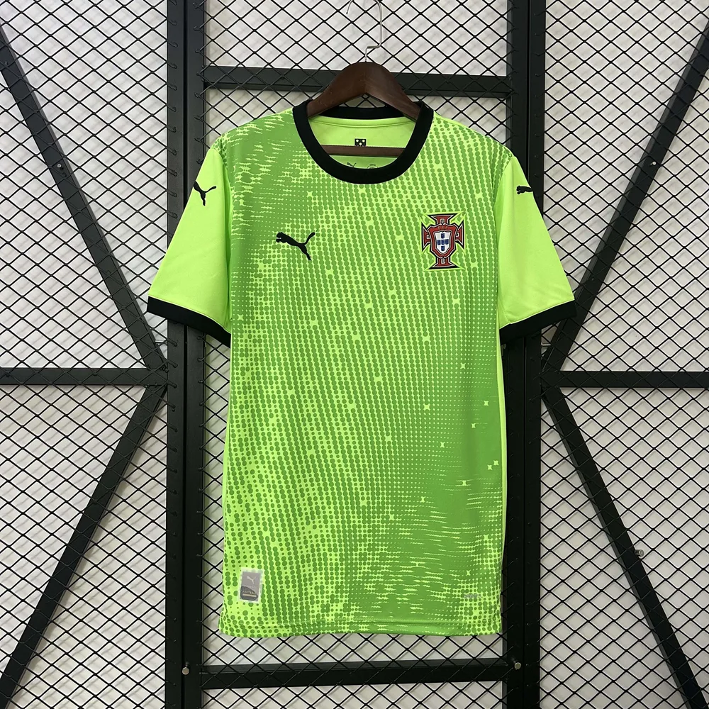 Camisa de Goleiro Portugal Verde 2025 AAA Grau Fã — main view