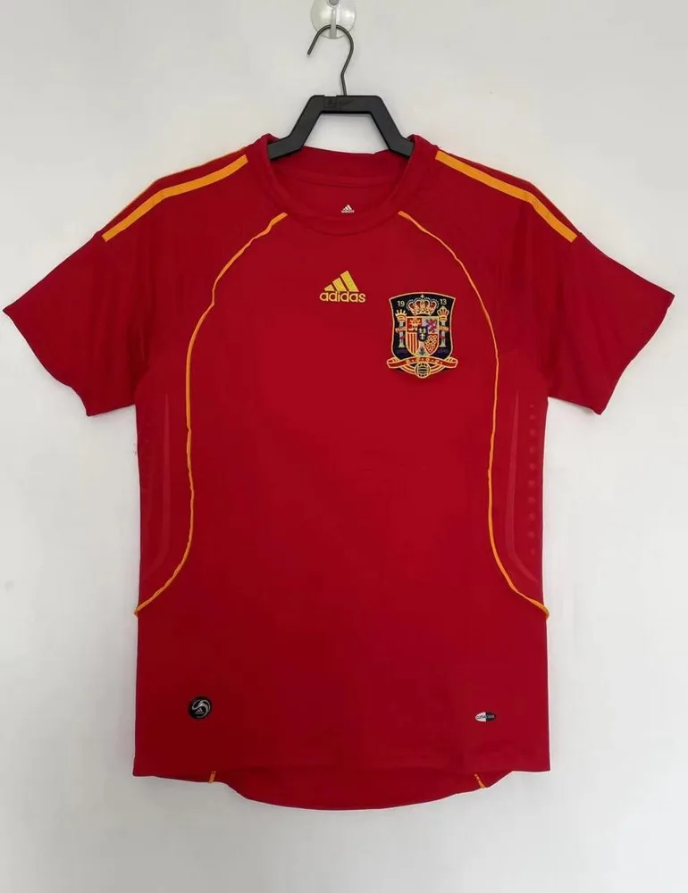 2008 Retro Spain Home Soccer Shirt AAA fan-grade — main view