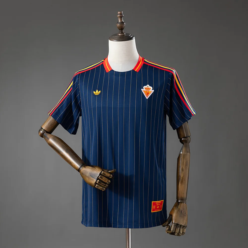 T-Shirt Terrace Icons Espagne 2026 Bleu Marine — main view