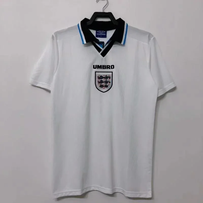 1996 Retro England Home Soccer Jersey — main view