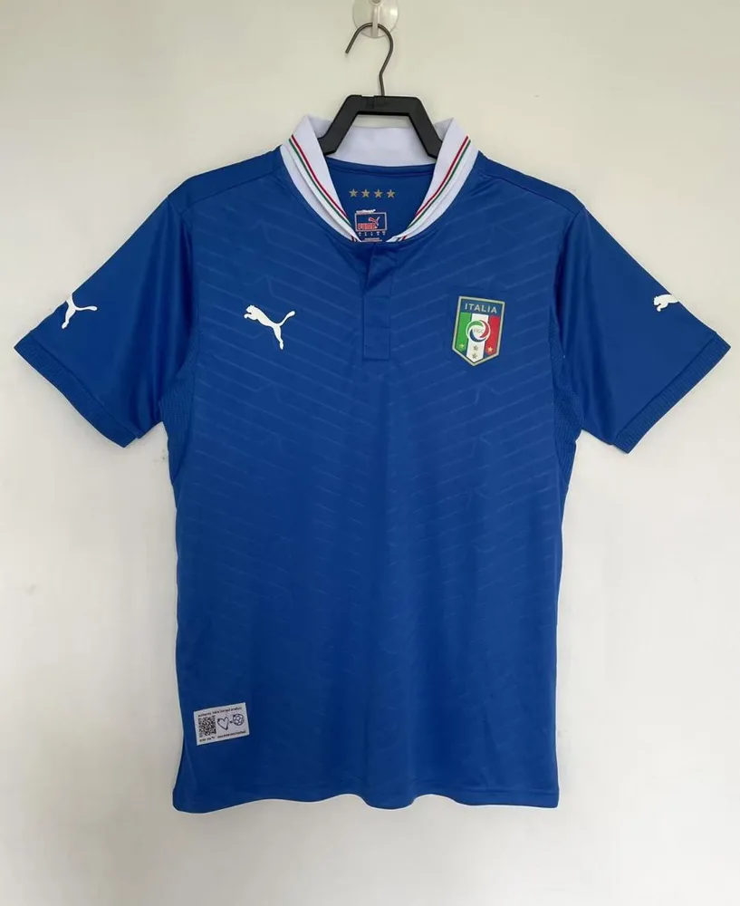 2012 Retro Italy Home Soccer Shirt AAA fan-grade — main view