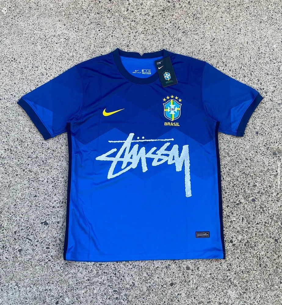 2021 Brazil X STUSSY Special Edition Jersey AAA fan-grade — main view
