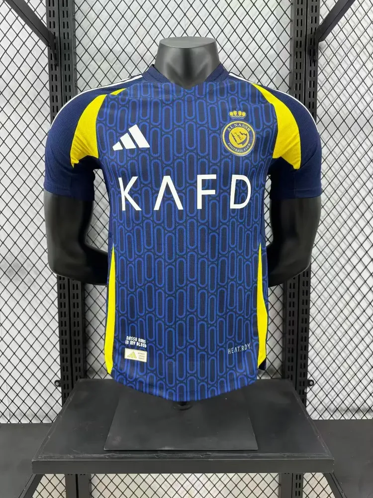 2024/2025 Spielerversion Al-Nassr Auswärts Fußballtrikot Thai-Qualität — main view