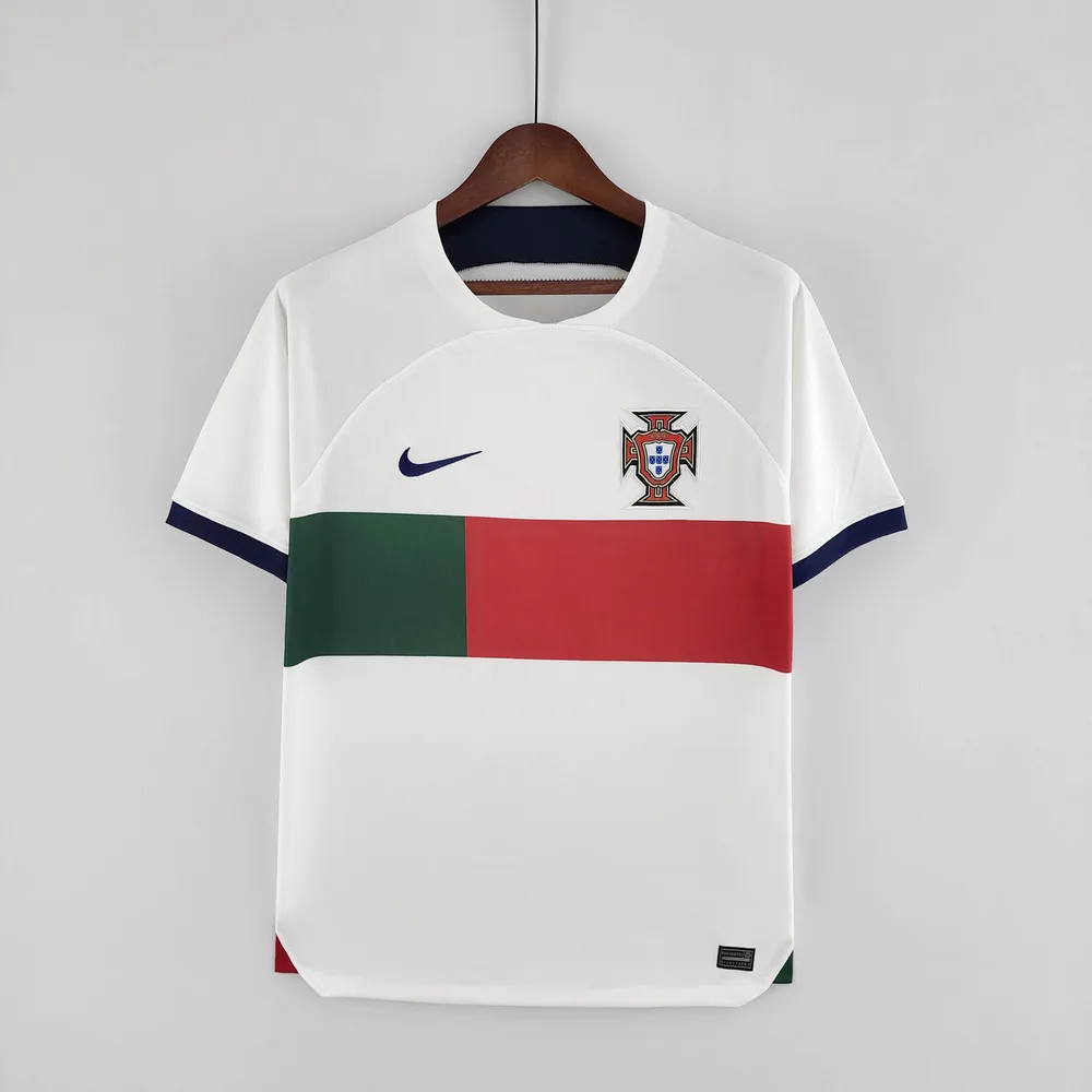 Camisa de Futebol Portugal Fora Copa do Mundo FIFA 2022 — main view