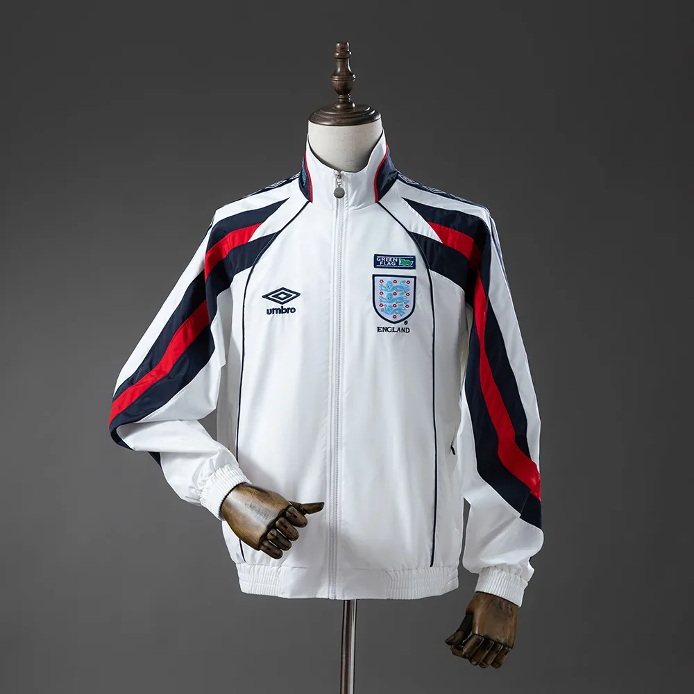 Camisa Retrô Inglaterra Branca 1998 Futebol Camisa AAA grau fã — main view