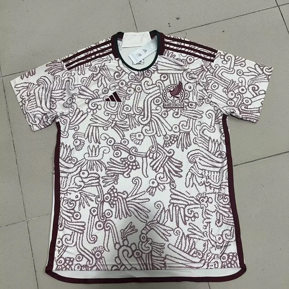 2022 FIFA World Cup Mexico Away Soccer Jersey — main view