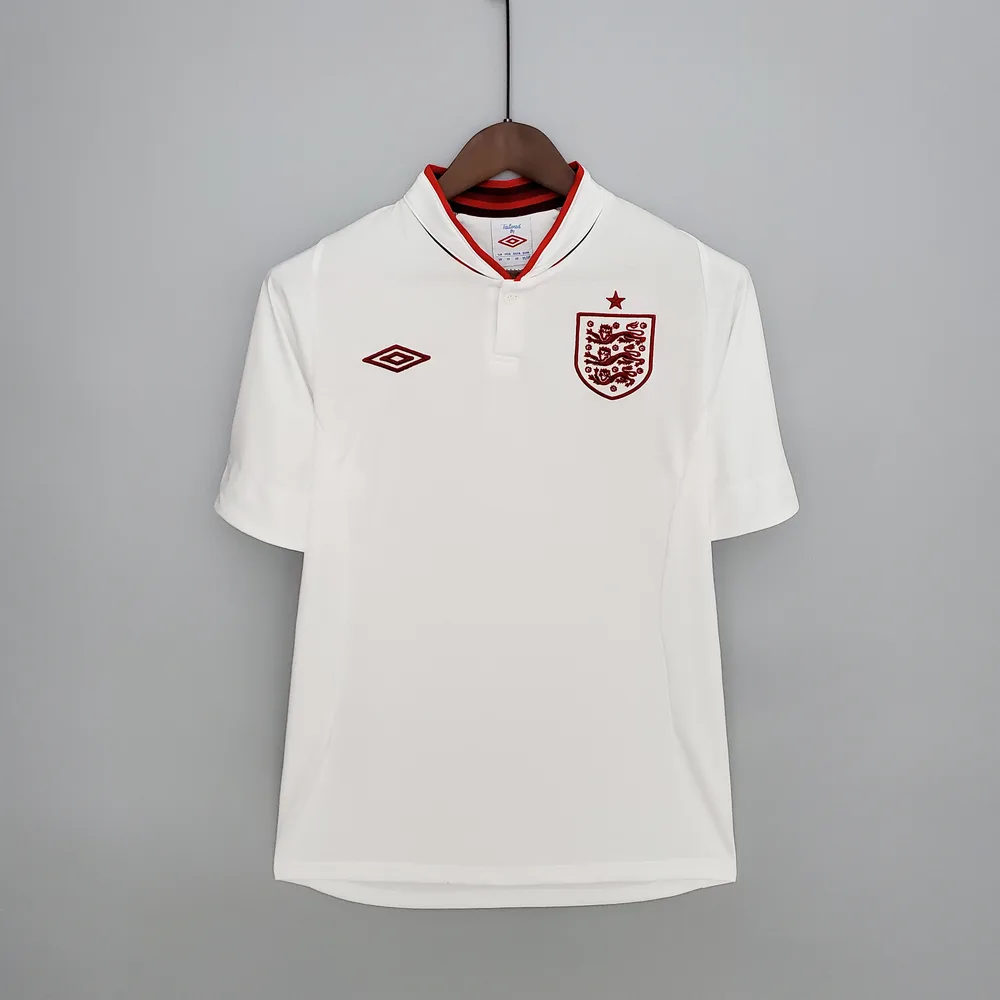 2012 Retro England Home Soccer Jersey AAA fan-grade — main view