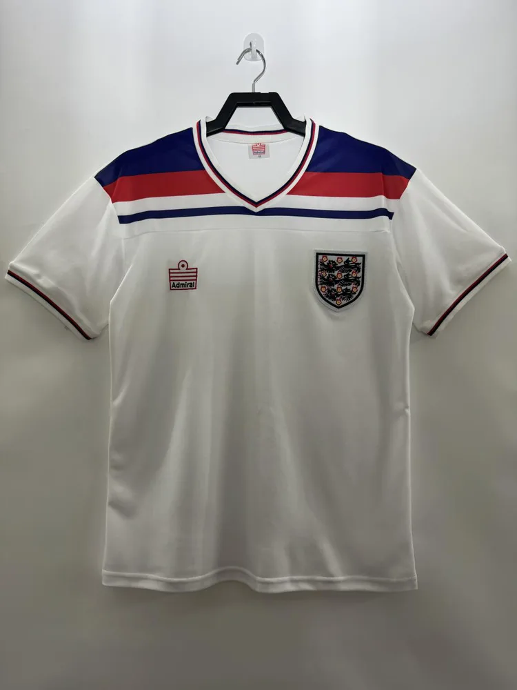 1982 Retro England Home Soccer Jersey AAA fan-grade — main view