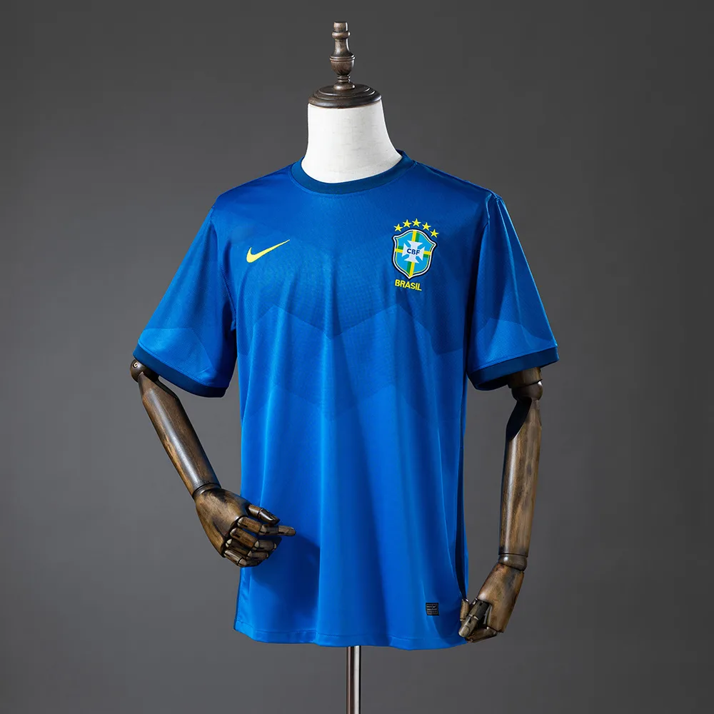 2020 Retro Brasil Visitante Camiseta de Fútbol AAA calidad aficionado — main view