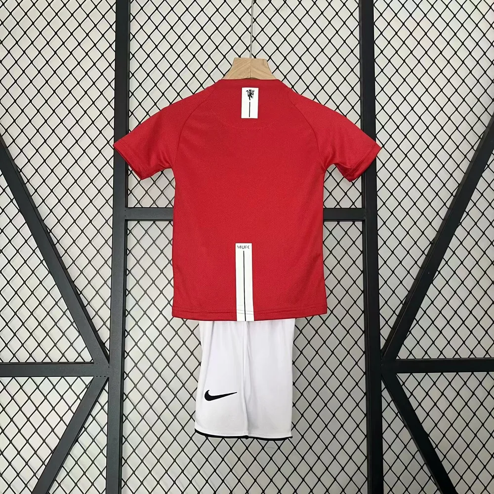 2007/2008 Retro Manchester United Home Champions League Edition Football Shirt view 2