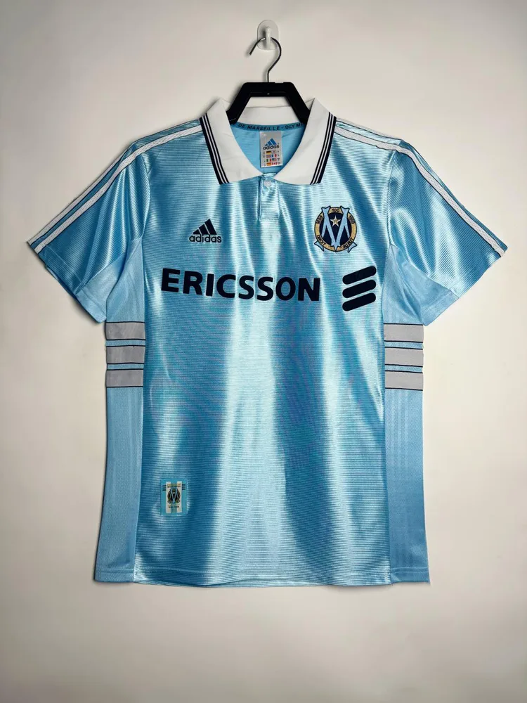 1998-1999 Retro Olympique de Marseille Away Football Jersey AAA fan-grade — main view