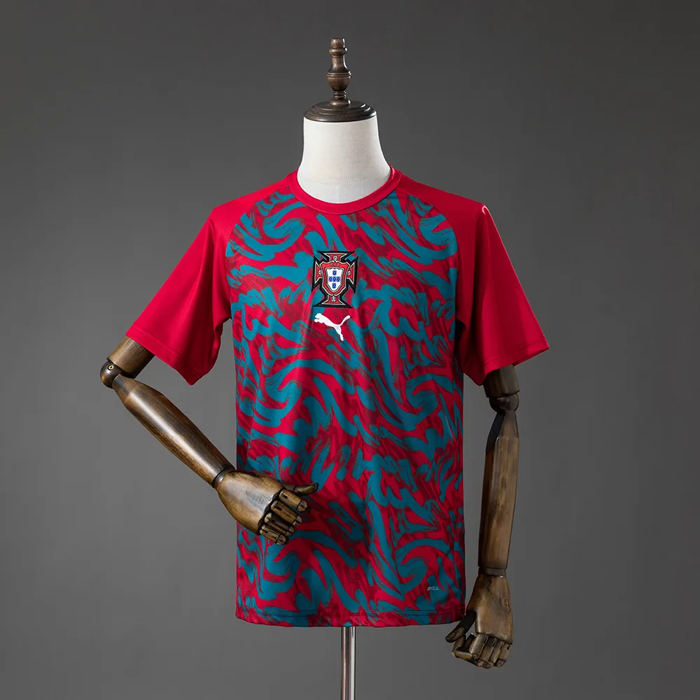 Maillot Portugal Échauffement -Rouge 2026 — main view