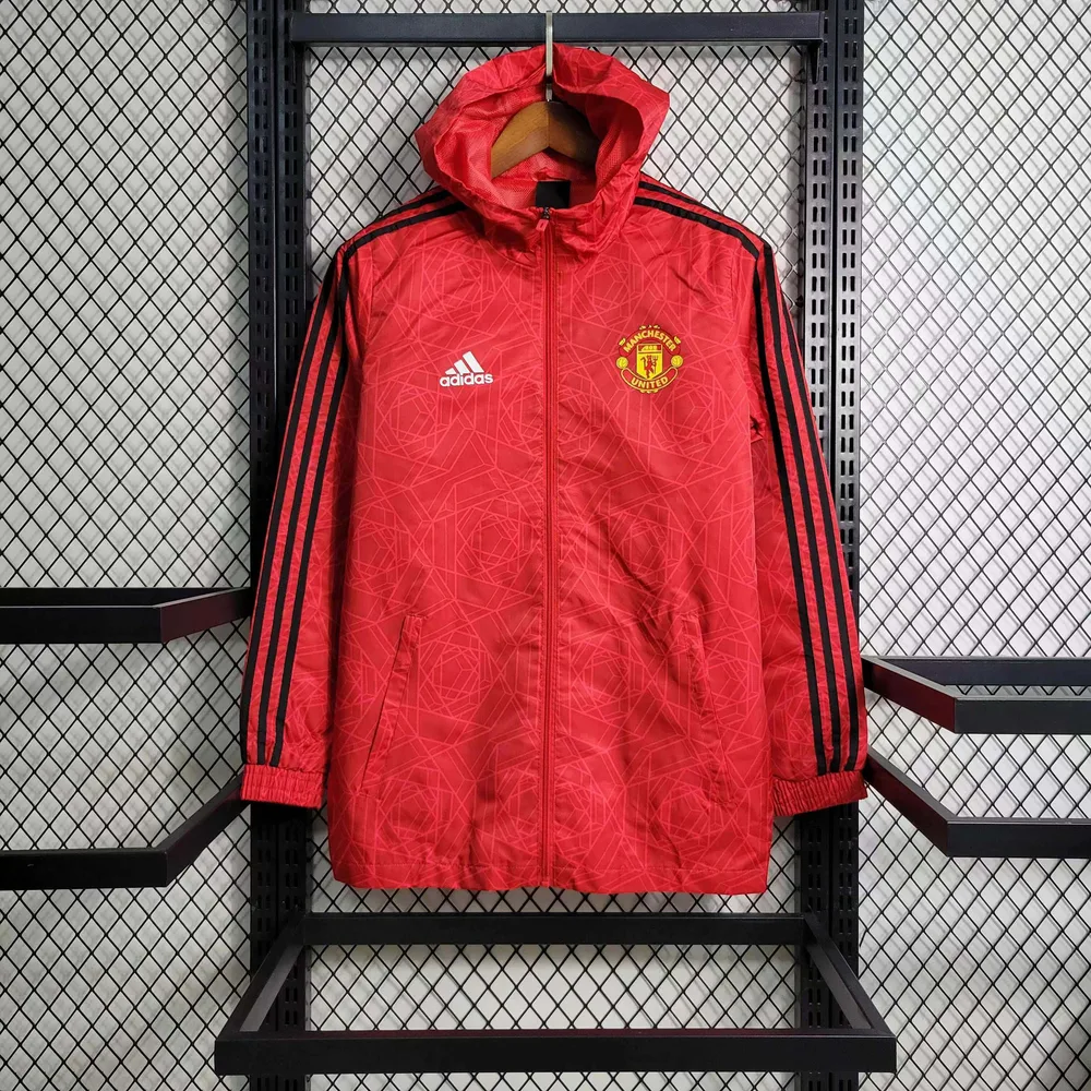 2023/2024 Manchester United Windbreaker Red — main view
