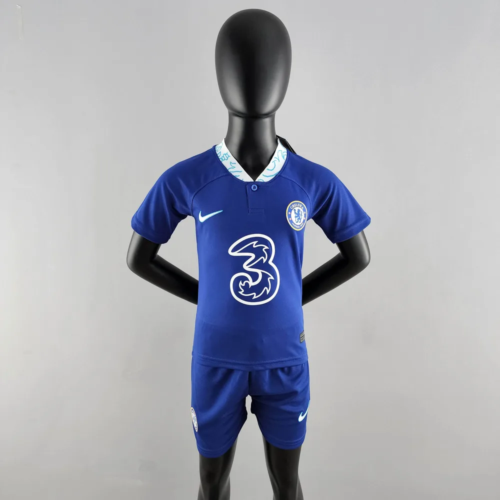 2022/2023 Chelsea Home Football Jersey Kids Size — main view