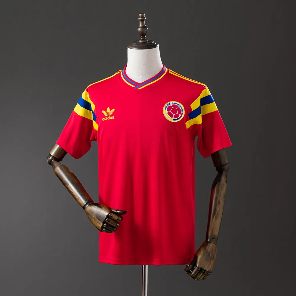 Camisa Retro Colômbia Away 1990 AAA qualidade fã — main view