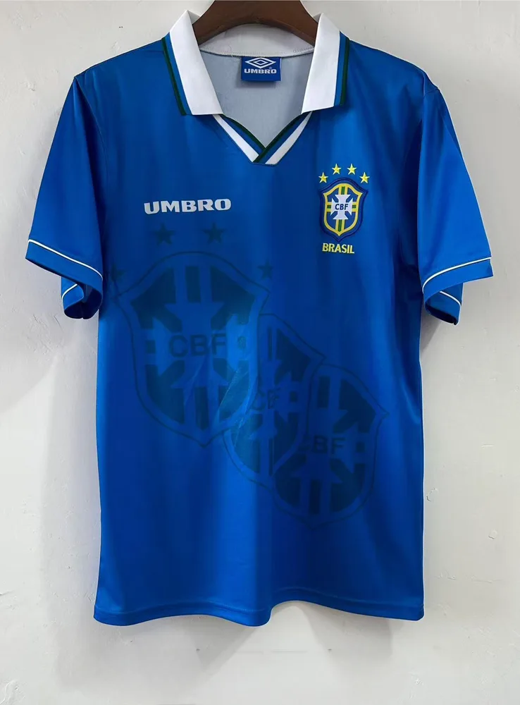 1994 Retro Brazil Away Soccer Jersey AAA fan-grade — main view