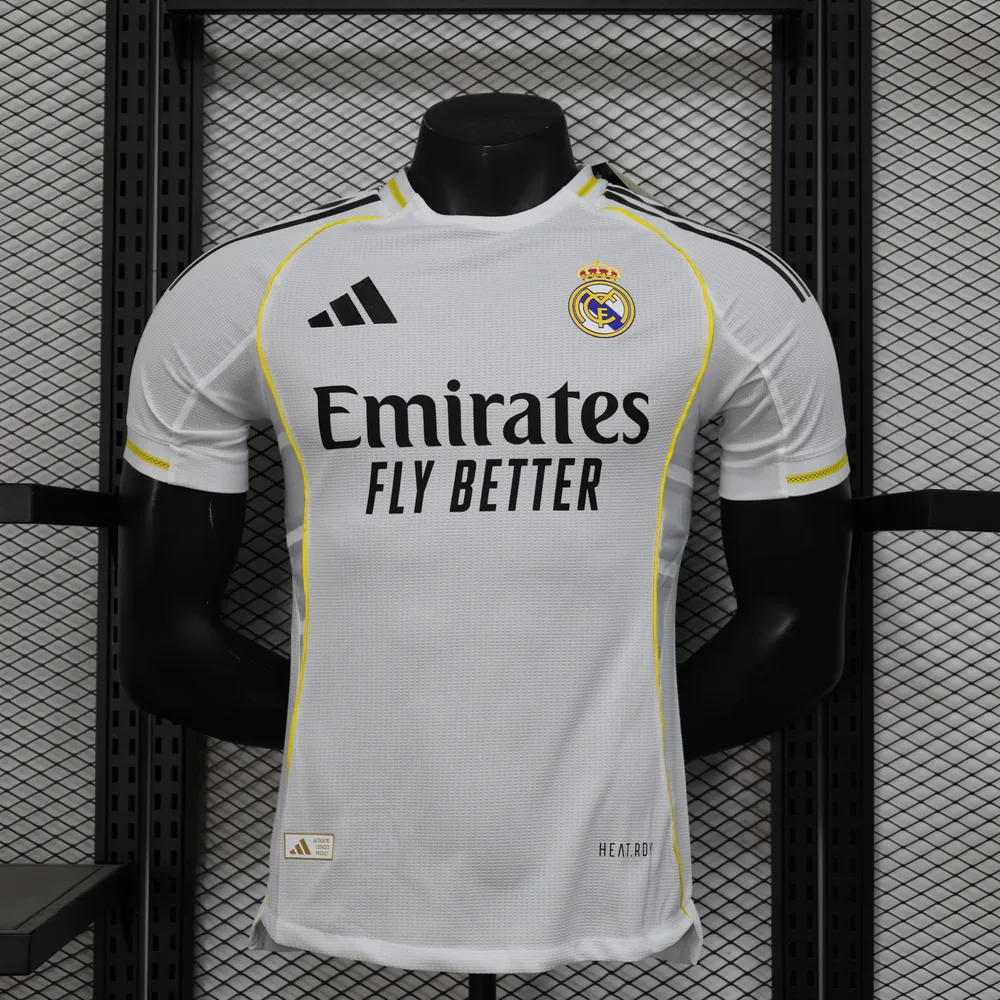 2025/2026 Player Version Real Madrid Home Football Jersey AAA fan-grade — main view