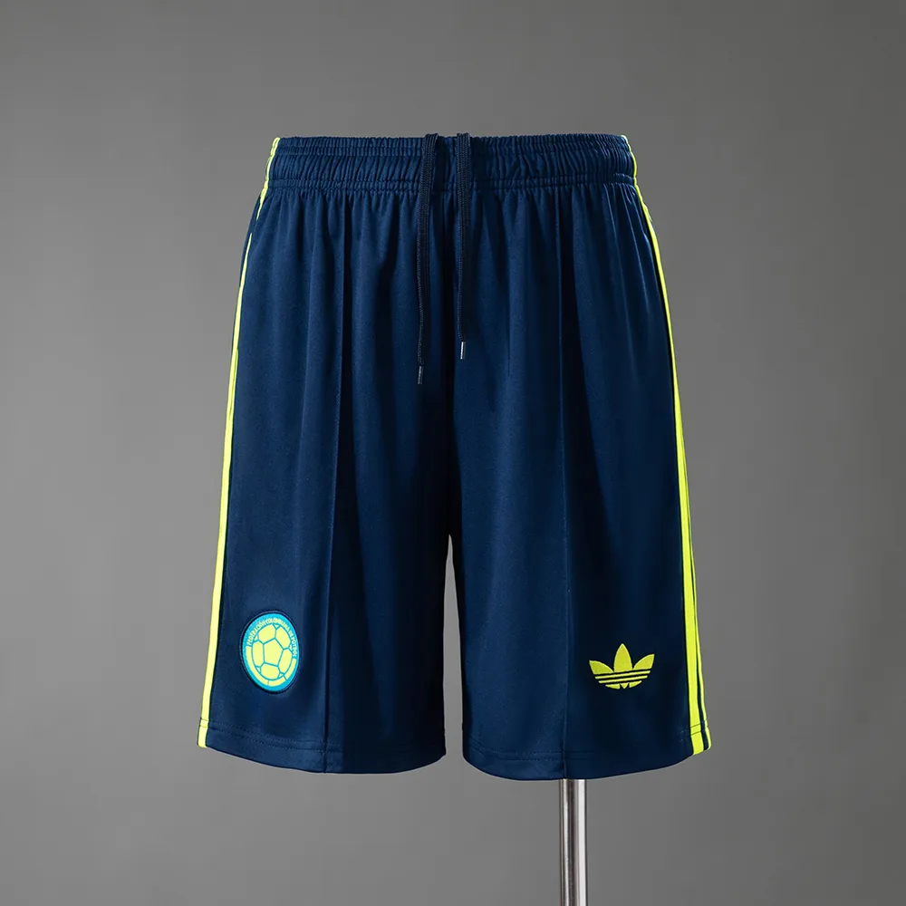 Pantalón corto de visitante de Colombia 2026, grado fan AAA — main view