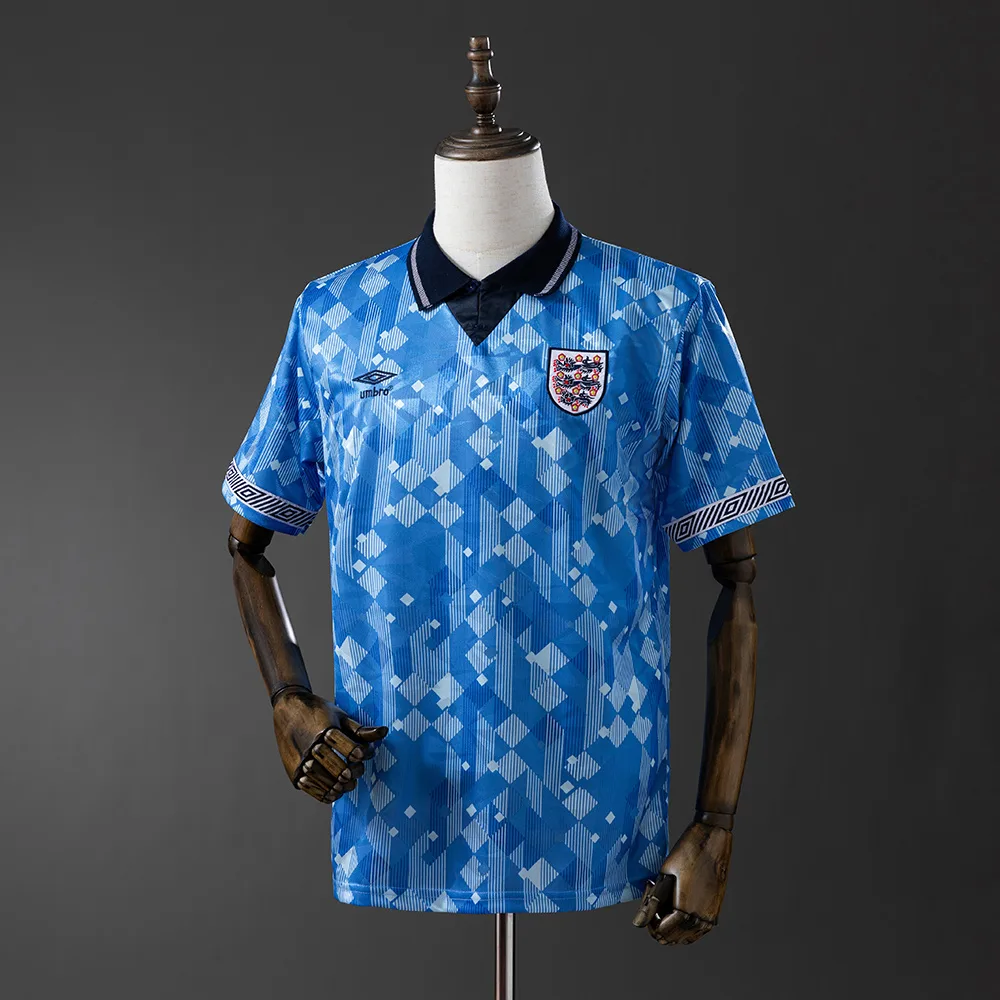 1990 Retro England Second Away Jersey AAA fan-grade — main view