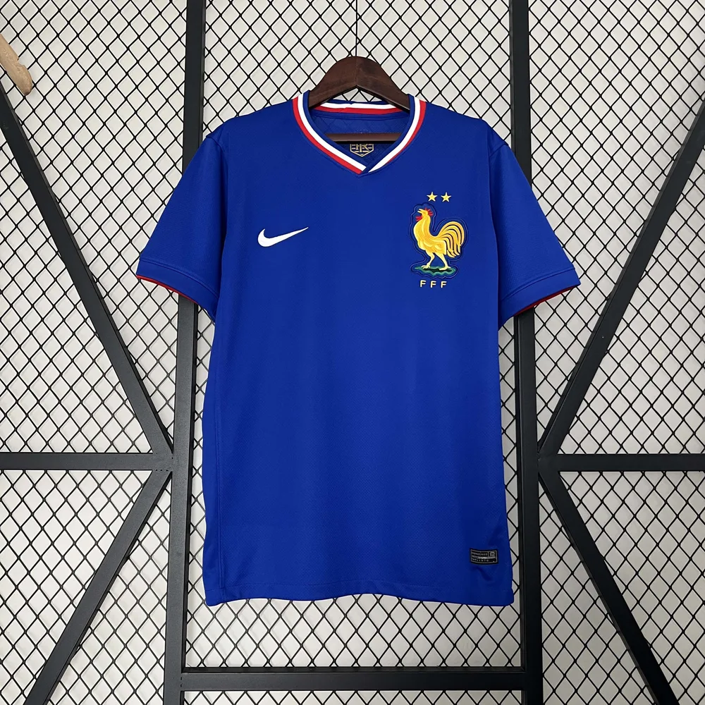 Maillot de football France Domicile 2024 AAA qualité fan — main view
