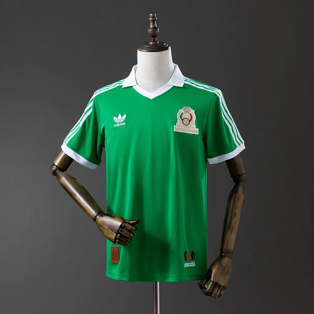 Maillot Domicile Mexique 1986 Rétro AAA qualité fan — main view
