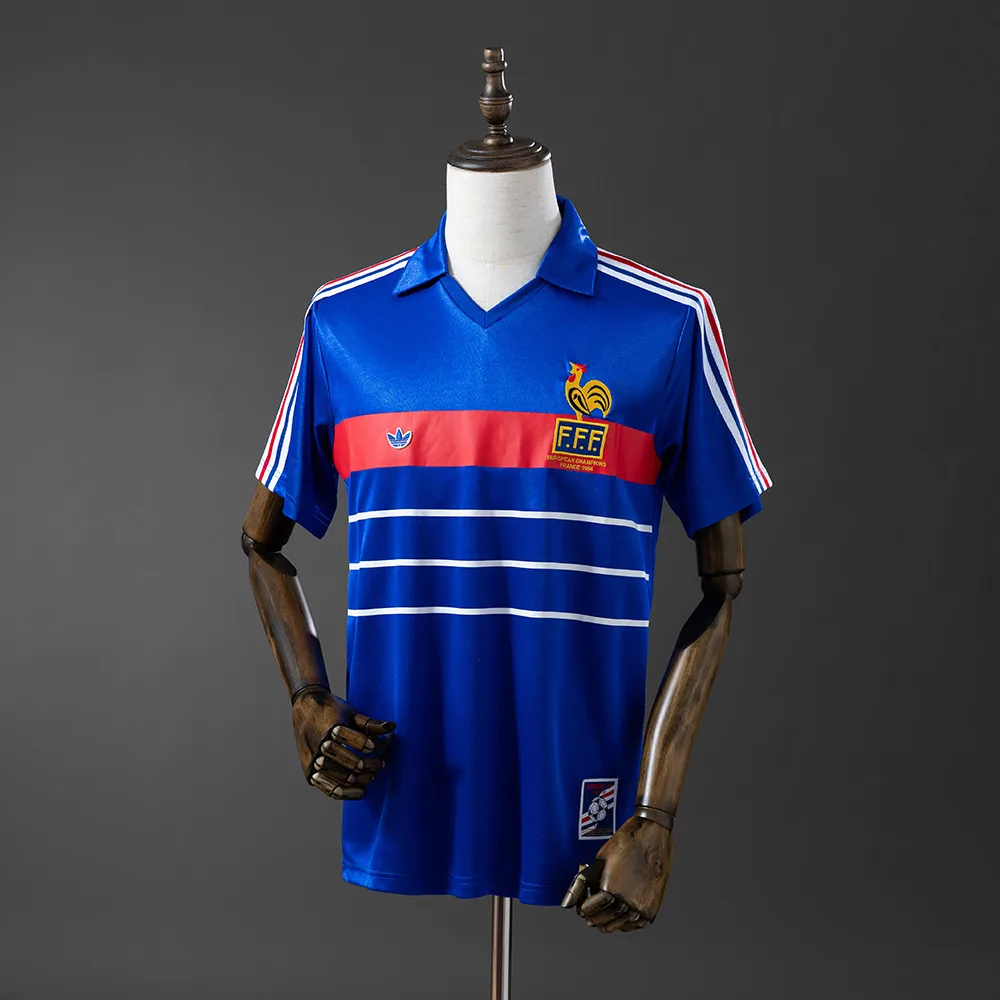 Maillot Domicile France 1984 Rétro AAA qualité fan — main view