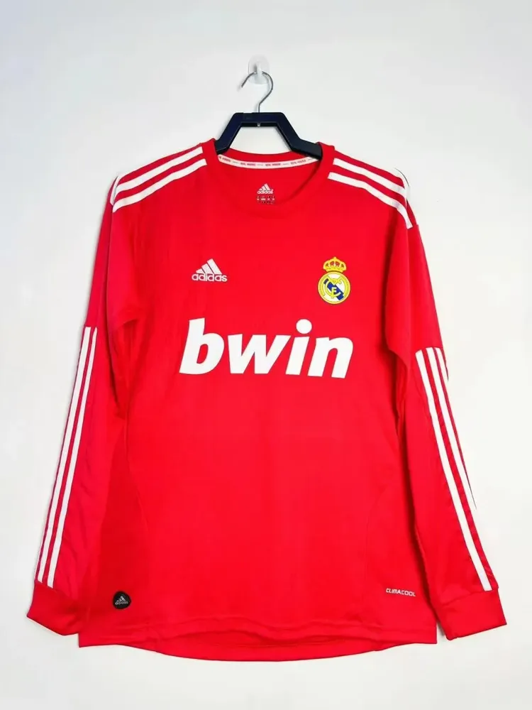 2011/2012 Retro Real Madrid Third Away Football Shirt Long Sleeve — main view