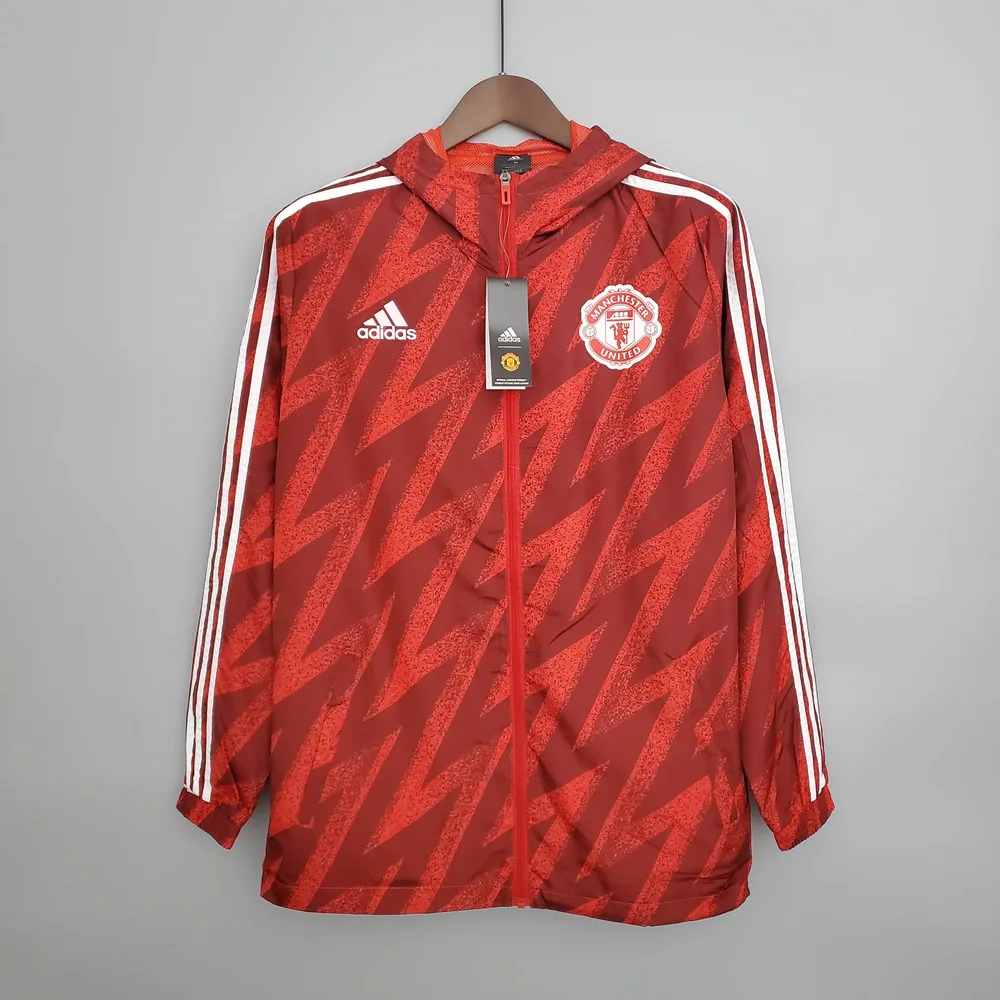 2021/2022 Manchester United Jersey Windbreaker Red — main view