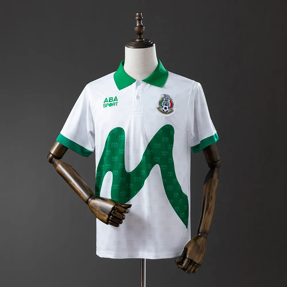 1995 레트로 멕시코 축구 저지 어웨이 — main view