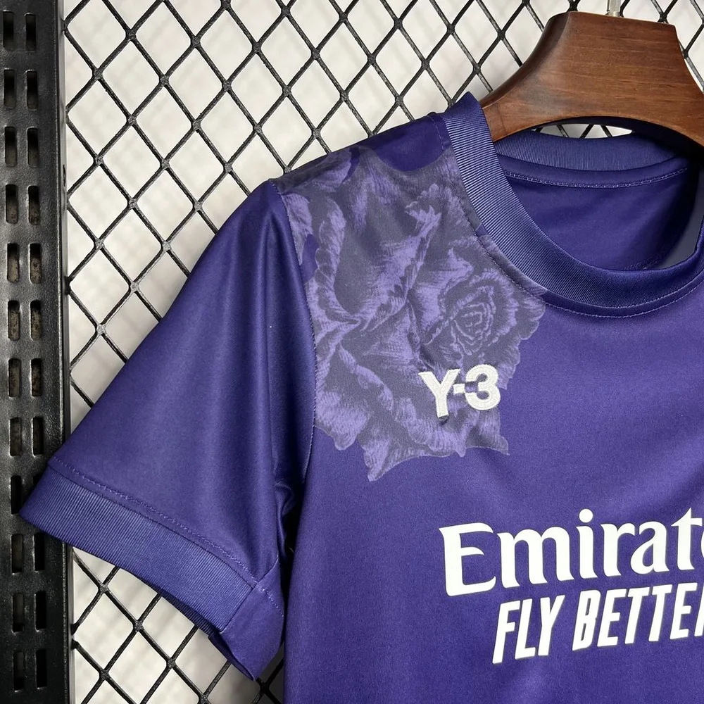2024/2025 Real Madrid Y-3 Special Edition Purple Football Shirt view 4