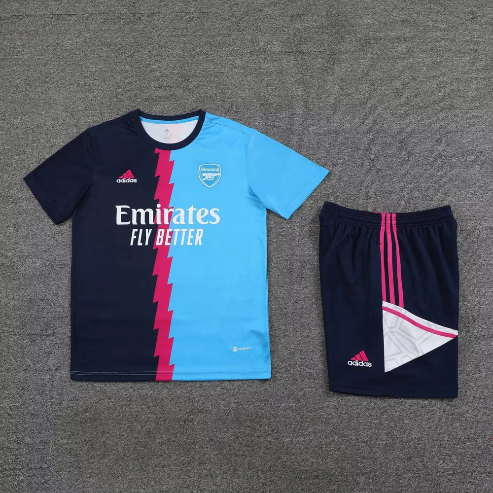 2022/2023 Arsenal Training Wear Blue Set Soccer Jersey — main view
