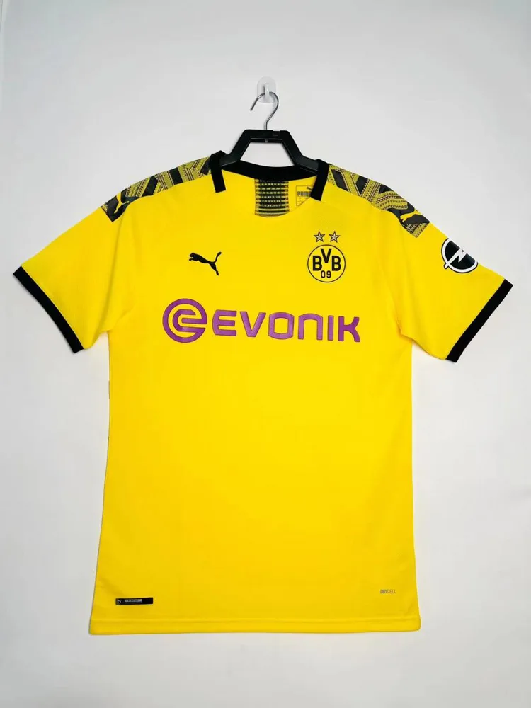 2019-2020 Retro Dortmund Home Football Shirt AAA fan-grade — main view