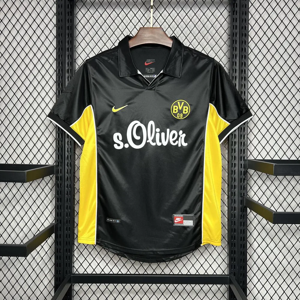 1998/2000 Retro Dortmund Home Football Shirt — main view