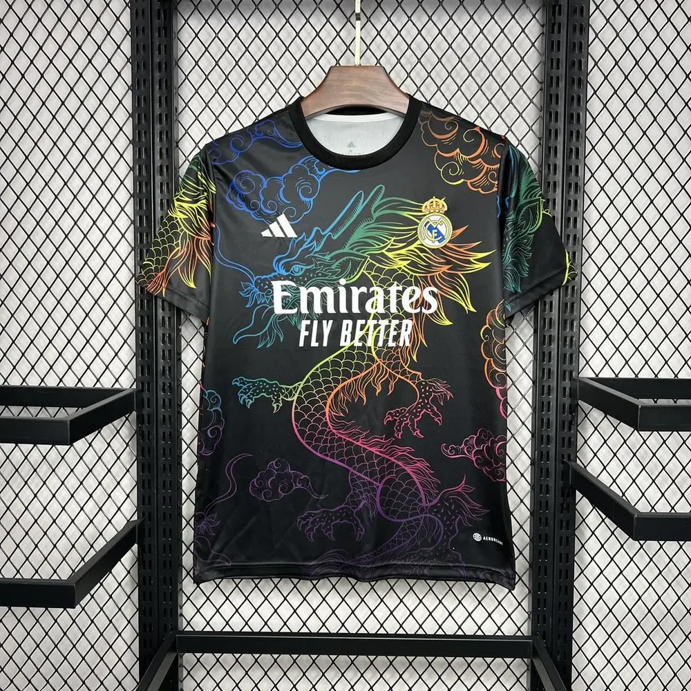 2024/2025 Real Madrid Black Cailong Special Edition Jersey AAA fan-grade — main view