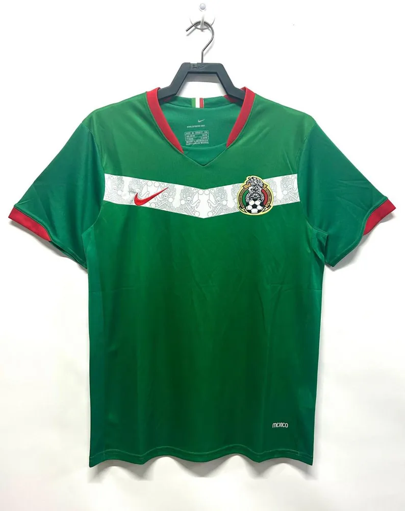 2006 Retro Mexico Home Soccer Jersey AAA fan-grade — main view