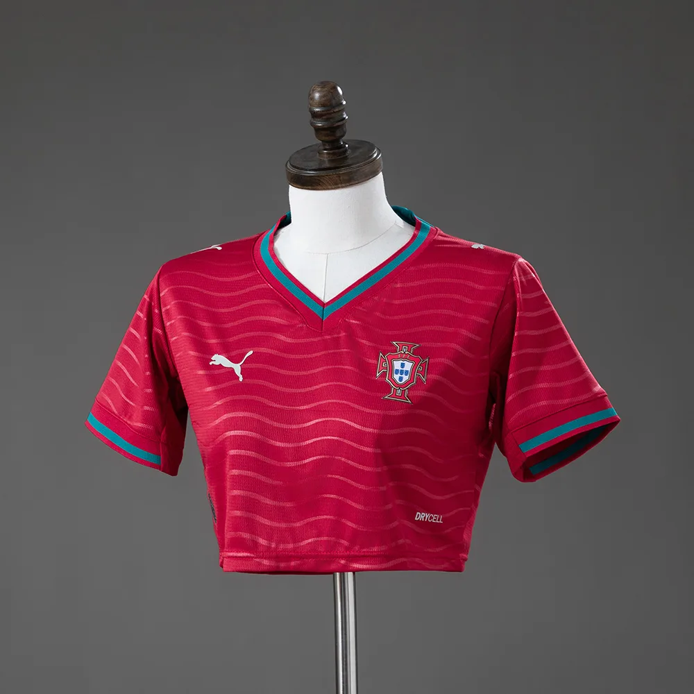 Maillot Portugal Domicile Femme Crop Top 2026 — main view