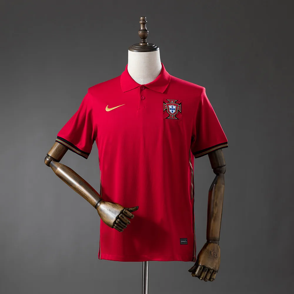 2020 Camiseta de Fútbol Portugal Roja Local — main view