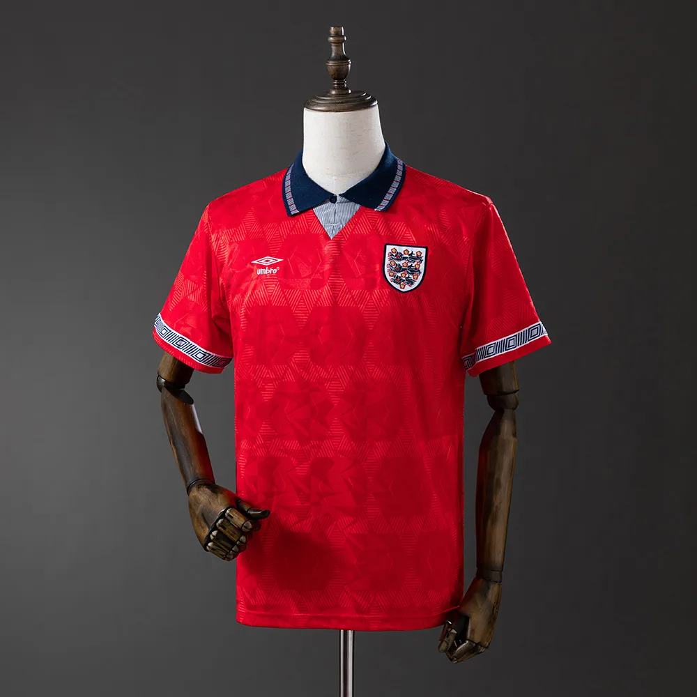 Camisa Retrô 1990 England Away AAA qualidade de fã — main view